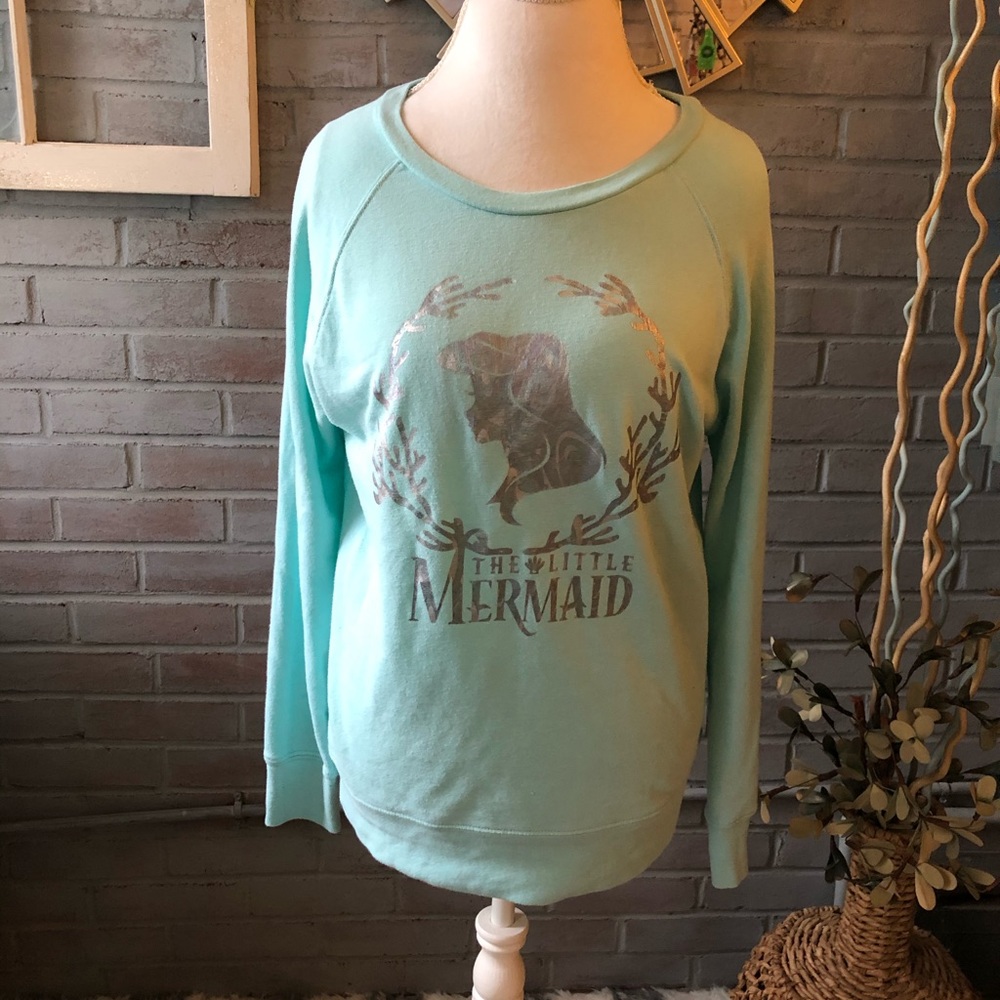 Disney Woman’s The Little Mermaid Sweatshirt Large